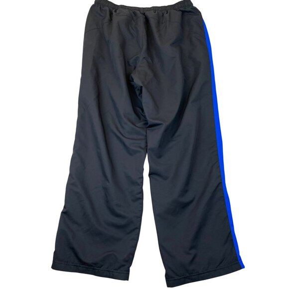 Reebok Mens Track Pants Size XL Black Activewear Straight Leg Pull On Athletic - Picture 2 of 11